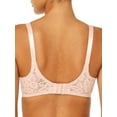 thumbnail image 2 of Women's Bali 3432 Lace 'N Smooth Seamless Cup Underwire Bra (Rosewood 38C), 2 of 2