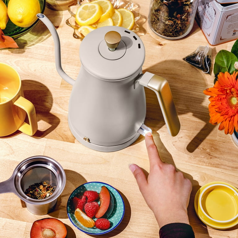 Beautiful 1-Liter Electric Gooseneck Kettle 1200 W, Porcini Beautiful 1-Liter Electric Gooseneck Kettle 1200 W, Porcini
