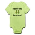 thumbnail image 1 of CafePress - I Have Two Moms, Whats Your Super Power? Body Suit - Baby Light Bodysuit, 1 of 1