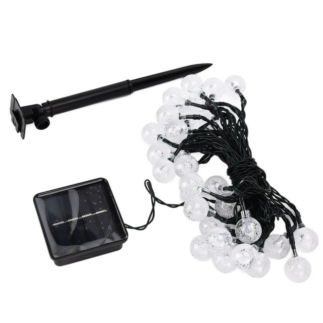 Cadena de Lámpara LED, APAGADO AUTICTO 8-12 Trabajadores 8 Modos de Iluminación de 21 pasteles 30 LED LED Sol Solar para la Decoración Del Césped Del Patio Al Aire Libre
