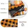 thumbnail image 2 of Fall Area Rug 6x9 Washable Rug Non Slip Gnomes Orange White Pumpkin Leaves Plaid Striped Large Area Rug Soft Stainresistant Indoor Floor Carpet for Living Room Bedroom Home Office Dining Room Nursery, 2 of 8