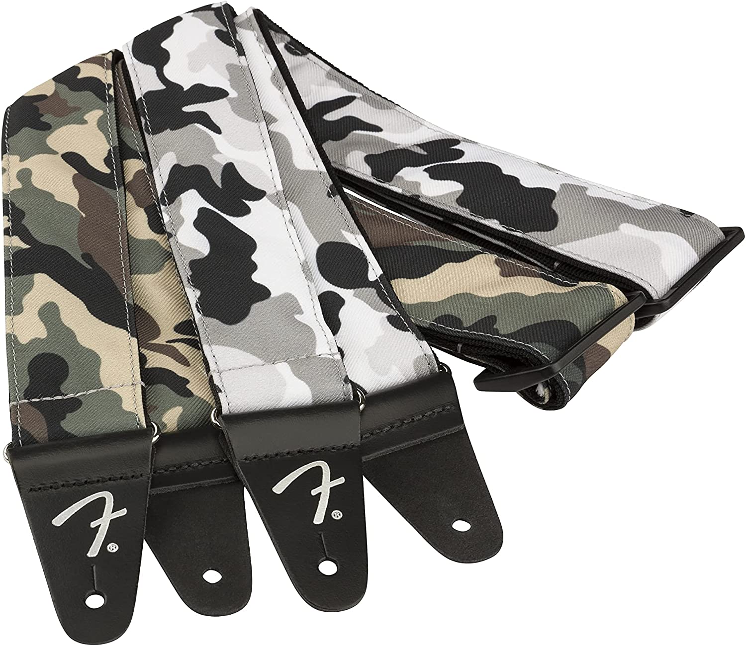 Fender Camo Guitar Strap in a Woodland Camp Pattern 2 Inches Wide #0990638076