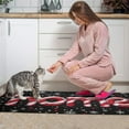 thumbnail image 4 of Christmas Kitchen Rug Set of 2 Absobent Kitchen Mats for Floor,Home Winter Snowflake Welocme Christmas Kitchen Rugs and Mats for Bathroom,Room Door (47x17+30x17in), 4 of 7
