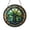 Acrylic 3.5 Inch, variant on Four Leaf Clover Shamrock Stained Glass Style Suncatcher Window Hanging, Botanical Green Leaf Window Ornament With Clover Design