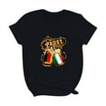 thumbnail image 4 of Pompotops T-Shirts d'Été Imprimés Col Rond Manches Courtes pour Femmes, 4 of 7
