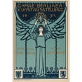 thumbnail image 3 of Melchior Lechter 14x18 Black Modern Framed Museum Art Print Titled - Large Berlin Art Exhibition (Large Berlin Art Exhibition) (Approx. 1897), 3 of 5