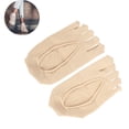 thumbnail image 1 of Cinco Calcetines De Punta Para Mujer, Invisibles, De Corte Bajo, Finos, Antideslizantes, Invisibles, Transpirables, Con Pestaña De Gel, 1 of 7