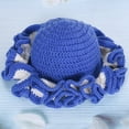 thumbnail image 4 of Jesscasday Handmade Crochet Bucket Hat for Woman Teen Outdoor Commute Fisherman Hat Ruffled Brim Winter Windproof Carnival Hat, 4 of 21
