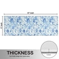 thumbnail image 5 of Kitchen Rugs Sets Of 2,Pioneer Flower Floral Print Pattern Anti Fatigue Kitchen Mat Rugs Non Slip Washable,Decorative Kitchen Floor Mats for Kitchen,Sink,Laundry,17"X47", 5 of 5