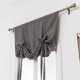 thumbnail image 4 of KAIYANG Cortina opaca, con bolsillo para varilla, con aislamiento térmico, para oscurecer la habitación de la ventana, 60 x 120 cm, color gris, 4 of 5