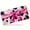 Pink Bow on Leopard Print, variant on Rainbow Leopard Print Front License Plate, Metal License Plate, Funny Standard Plates Personalized Novelty Decorative For Men/Women/Boys/Girls Car 6×12 Inch