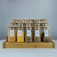 thumbnail image 6 of 3-Tier Non-Expandable Bamboo Spice Rack Step Shelf Cabinet Organizer, 6 of 8