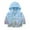 Blue, variant on XEGLSBU Girls 3T Winter Coat Down Toddler Kids Baby Boys Girls Long Sleeve Prints Windproof Jacket Hooded Lightweight Kids Coats Windbreaker Casual Outerwear Blue Size 3-4 Years