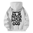 thumbnail image 4 of XINXIAOO Hoodies Sweatshirt for Women Long Sleeve Zip up Hoodie Women Soft Hoodie White Plain Sweatshirt Cute Fall Clothes Casual Clothes, 4 of 4