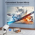 thumbnail image 3 of Altavoz Projector CAMWORLD Mini 4K 300 ANSI WiFi Bluetooth 5W, 3 of 6