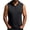 Black, variant on Men's Casual Sporty Hooded Sleeveless Vest, Breathable Solid Color Pullover for Spring Fall, Layering Piece,Army Green,L
