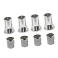 thumbnail image 1 of Almencla Set TPMS Tire Valve Stem Caps & Sleeve Cover Chrome for American Cars and Trucks, 1 of 4