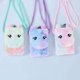 thumbnail image 5 of Crossbody Bag Unicorn Plush Messenger Bag Mini Monedero para teléfono móvil para niñas Mujeres Violeta WD.WDQZL Hogar, 5 of 8