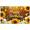 5A, variant on Wooden Background Happy Birthday Banner with Sunflower Elements Party Supplies Birthday Party Decors Photography Props Backdrop Decorations