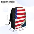 thumbnail image 4 of Fotbe American Astronaut Runs Forward Travel Laptop Backpack, Business Slim Sturdy Laptops Backpack, Water Resistant College School Computer Bag Gift for Men & Women Fits 15.6 Inch Notebook, 4 of 8
