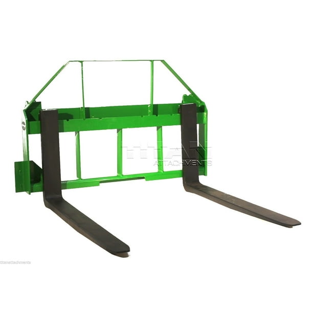 Titan 42" Pallet Fork Attachment for John Deere Tractors, Fits 200, 300