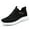 Noir, variante sur Daeful Chaussures Athlétiques pour Femmes Espadrilles en Maille à Lacets Chaussure de Course Marche Légères Antidérapantes Espadrilles Sport Violet 6