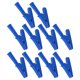 thumbnail image 3 of 10 clips de prueba eléctricos de corriente nominal de 20 A, abrazadera de prueba de apertura de 10 mm para maquinaria de soldadura de equipos electrónicos, color azul, 3 of 9