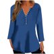 thumbnail image 2 of ICHUANYI Liquidación Blusa de manga larga con cuello redondo y color informal para mujer ICHUANYI WER202308255712, 2 of 6