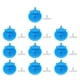 thumbnail image 2 of YOUTHINK 10Pcs Fuente de Agua para Conejos Bebedero Anti-Mordida Alimentador de 3 Vías Bebedero de Bebedero de Conejo Automático Caja de Agua de Conejito de Tres Vías Dividida y RedondaRabbit Khall 2.1142E+12, 2 of 6