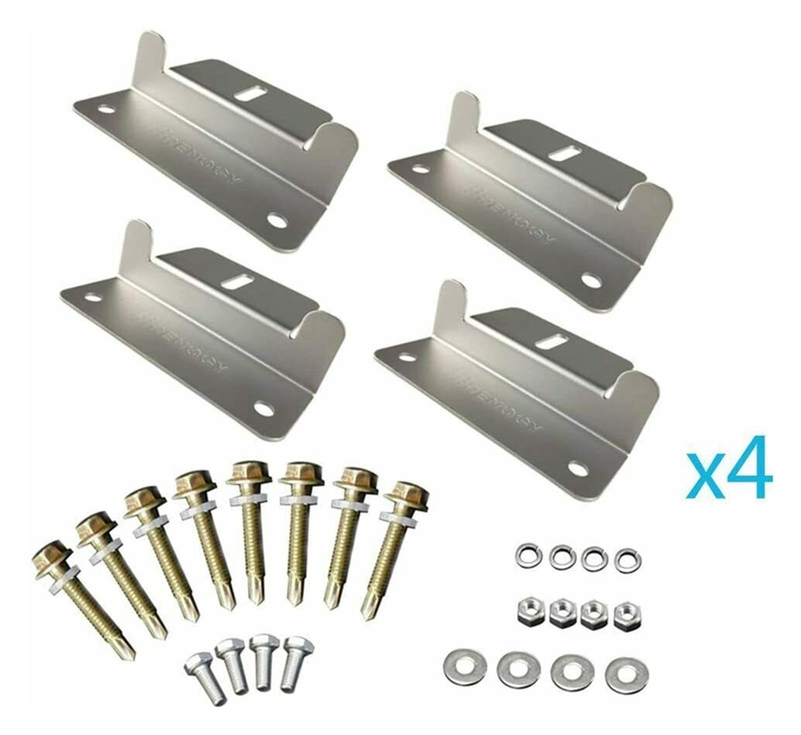 Solar Panel Aluminum Alloy Bracket Photovoltaic Z-Type Aluminum Alloy Bracket RV Yacht Panel Bracket ,Install Anywhere You Want