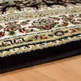thumbnail image 3 of Edinberg Traditional Floral Indoor Area Rug by Blue Nile Nills - 2.6' x 8', Black/Red, 3 of 3