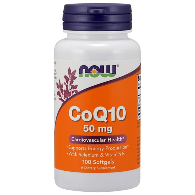 NOW Foods - CoQ10 Cardiovascular Health 50 mg. - 100 Softgels