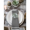 thumbnail image 3 of Cloth Napkins Set of 2 - 20x20 Inches, Farmhouse Black White Striped Washable Reusable Table Napkins, Modern Stripes Soft & Absortbent Dining Napkin for Party Wedding Hotel Restaurant, 3 of 8