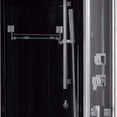 thumbnail image 4 of Ariel Bath Platinum 47.2'' x 89'' Round Hinged Steam Shower with Base Included, 4 of 5
