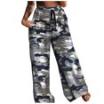 thumbnail image 1 of Pantalones de pijama cómodos para mujer, pantalones de yoga de pierna ancha, pantalones sueltos con estampado floral de mariposa, pantalones casuales para correr Fridja  hfkajh99010, 1 of 5