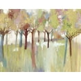 thumbnail image 2 of Pearce, Allison 24x20 Gold Ornate Wood Framed with Double Matting Museum Art Print Titled - Colourful Forest, 2 of 4