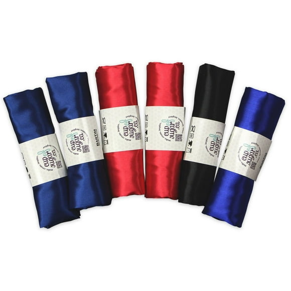Fabric Creations HERO Satin Fabric - 36" x 45" (1 yd x 1.25 yd), 36" x 45" (1 yd x 1.25 yd)