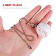thumbnail image 1 of YSNOOWE 2Pcs Baseball Pull Chain White PU Classic Style for Furniture Decoration, 1 of 7