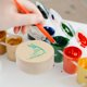 thumbnail image 3 of 10 piezas de rodajas de madera para pintar a mano, chips redondos de madera, decoraciones artesanales hechas a mano para niñas (5x2cm), 3 of 8