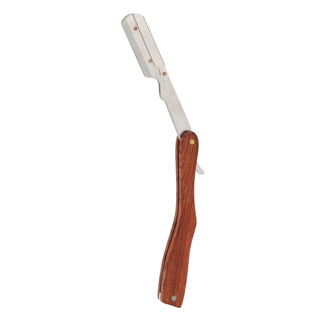 Maquinilla De Afeitar Manual, Maquinilla De Afeitar Vintage Simple Fácil De Usar Para Hombres Cergrey S80‑7 Plata