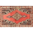 thumbnail image 1 of Ahgly Company Indoor Rectangle Traditional Tangerine Pink Persian Area Rugs, 7' x 9', 1 of 6