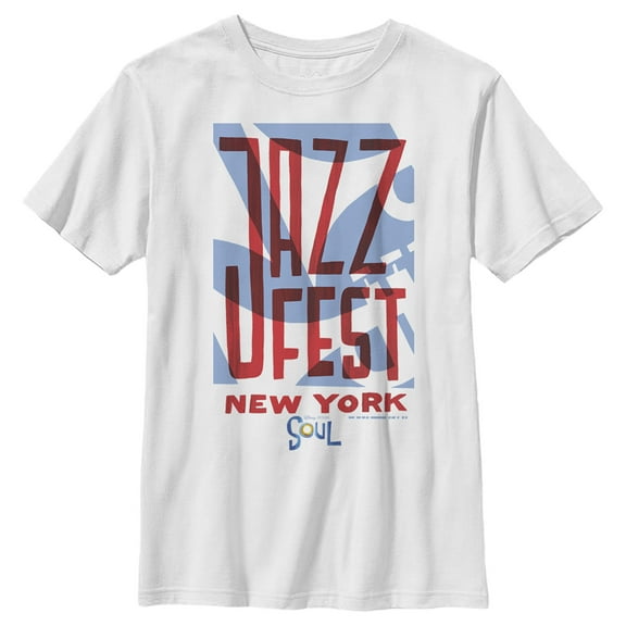 Boy's Soul Jazz Fest in New York Graphic Tee White X Small