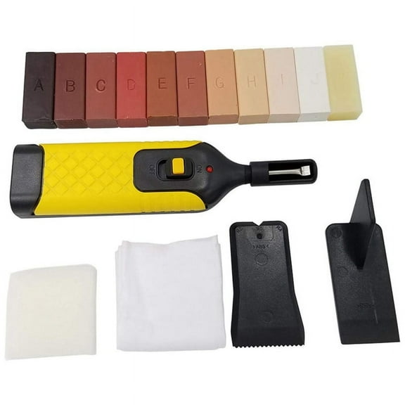 Laminate Flooring Repair Kit Electric Heating Wood Floor Scratch Repair for Furniture (11 Color)