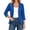 02# Dark Blue, variant on Women's Tops Ihhxva Lightweight Open Front Cardigan 3/4 Sleeve Casual Blazer Top Flowy Knit Drape Jacket for Office Work Spring Summer S-2XL