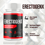 ErectogenX Advanced Formula Pills All Natural Vitamin Supplement Erectogen X 180 Capsules