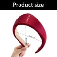 thumbnail image 5 of Weflink Elegant Triangular Hair Accessory Retros Headbands For Women High Quality Fabric For Outfits Styling, 5 of 10