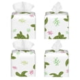 thumbnail image 2 of Balery Cute Turtle Porta Pañuelos de Cuero con Estampado – Funda Moderna Cuadrada para Caja de Pañuelos, Dispensador 5x5x5'', 2 of 7