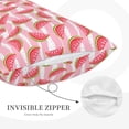 thumbnail image 5 of Binfone Sweet Watermelon Standard Size Pillowcase, Long Staple Pure Cotton Envelope Closure Pillow Cover,14"x20", 5 of 9