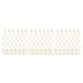 thumbnail image 3 of Guardoinrt 6pcs Hanging Garland Safe Ingredients Good Demonstrating Effect PVC Made Gold 3Set, 3 of 6