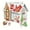 Multicolor, variant on Christmas Playhouse House - Kids Art & Craft for Indoor Fun, Color Favorite Holiday Sweets & Winter Friends– Decorate & Personalize a Cardboard Fort